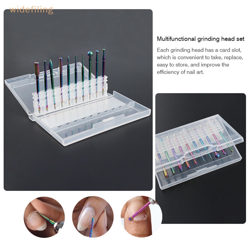 Set 10 Mũi Khoan Móng Tay Chuyên Dụng