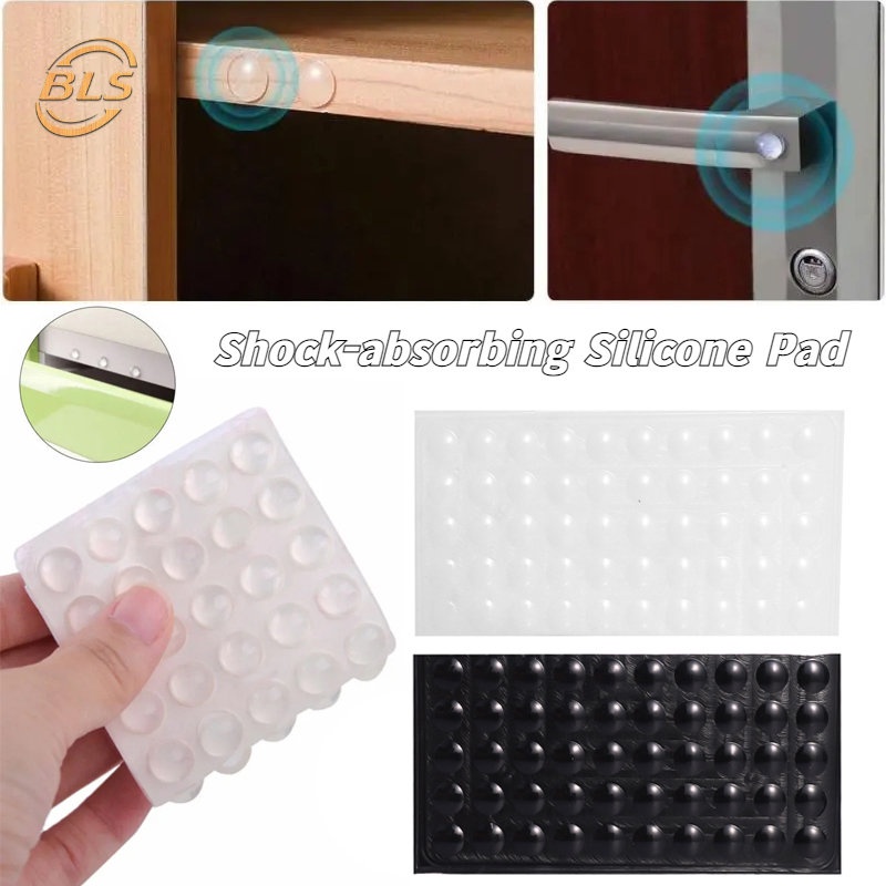 Set 50 Miếng Đệm Silicon Mini Bảo Vệ Tay Nắm Cửa / Đồ Nội Thất Giảm Xóc