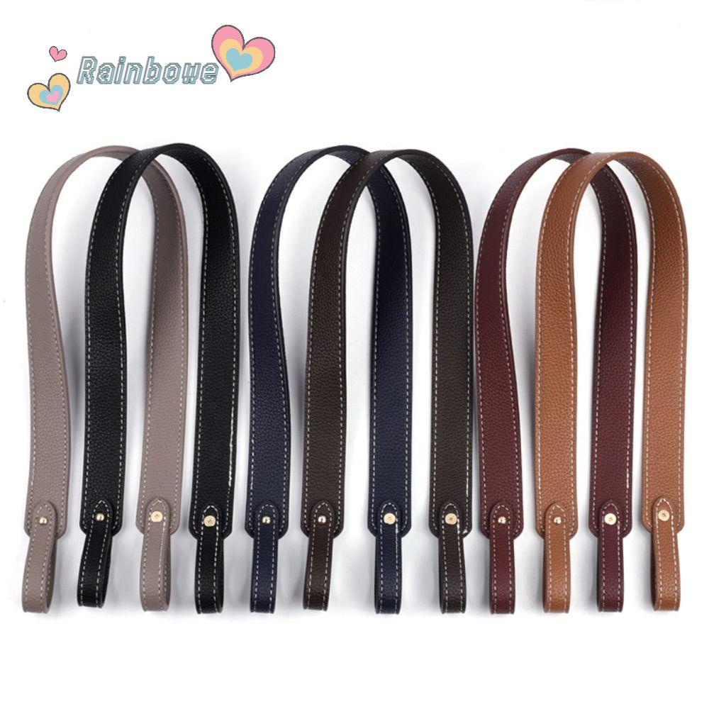 Dây Đeo Túi Xách Bằng Da Màu Cầu Vồng Thời Trang