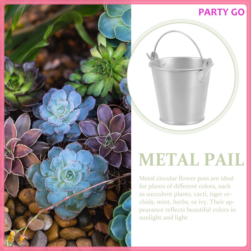 Giỏ Thiếc Mạ Thiếc Đựng Kẹo / Đồ Ăn Vặt Cho Tiệc Bãi Biển / Bữa Tiệc Keg Uiran.