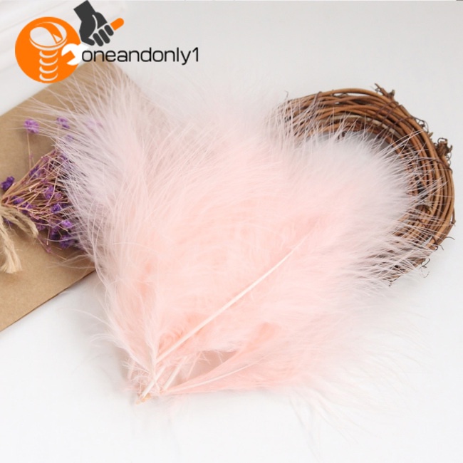 Set 50 Lông Vũ 4-6 Inches10-15cm Nhiều Màu Sắc Dùng Trang Trí