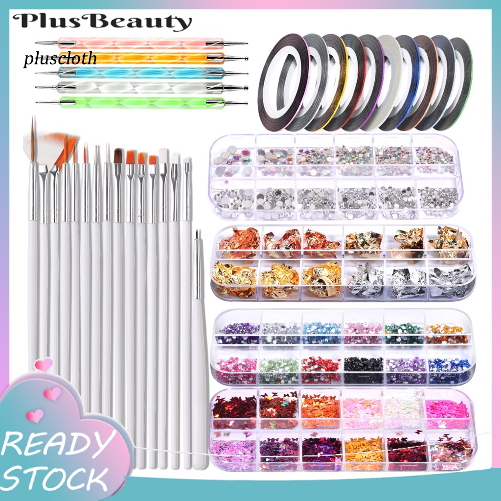 1 Set Bút Trang Trí Móng Tay Nghệ Thuật Cho Nữ