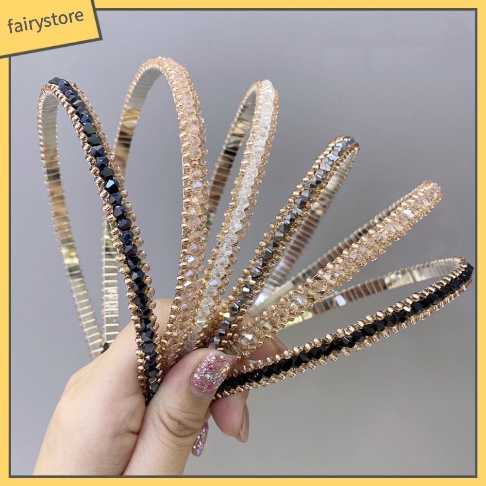 Cài Tóc Đính Hạt Pha Lê Giả Lấp Lánh Thời Trang Cho Nữ