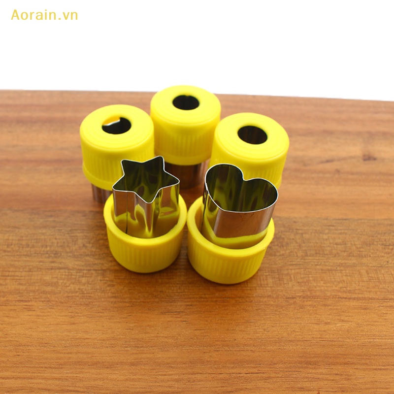 Bộ 5 Khuôn Cắt Bánh Quy Hình Bông Hoa Dành Cho Trẻ Em