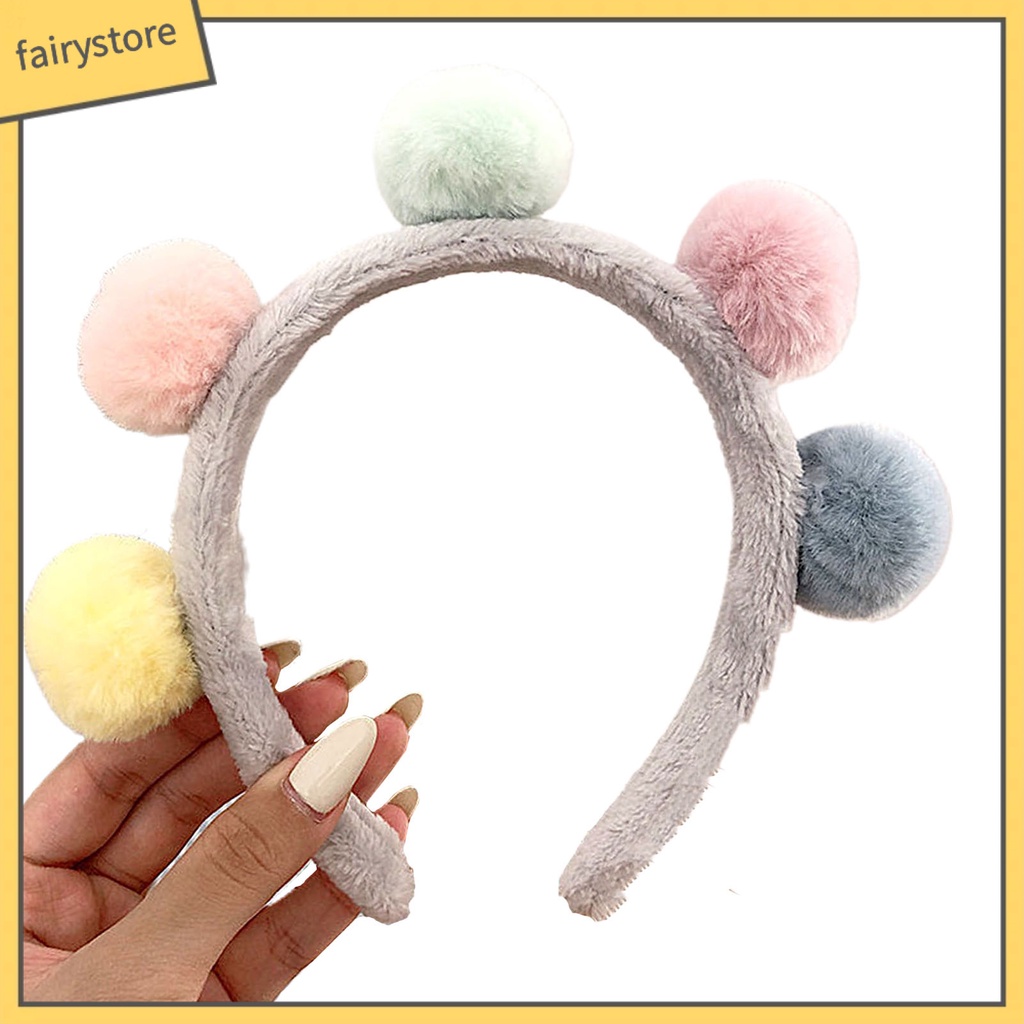 Băng Đô Nhung Lông Màu Sắc Kẹo Ngọt Thời Trang Thu Đông Dành Cho Nữ