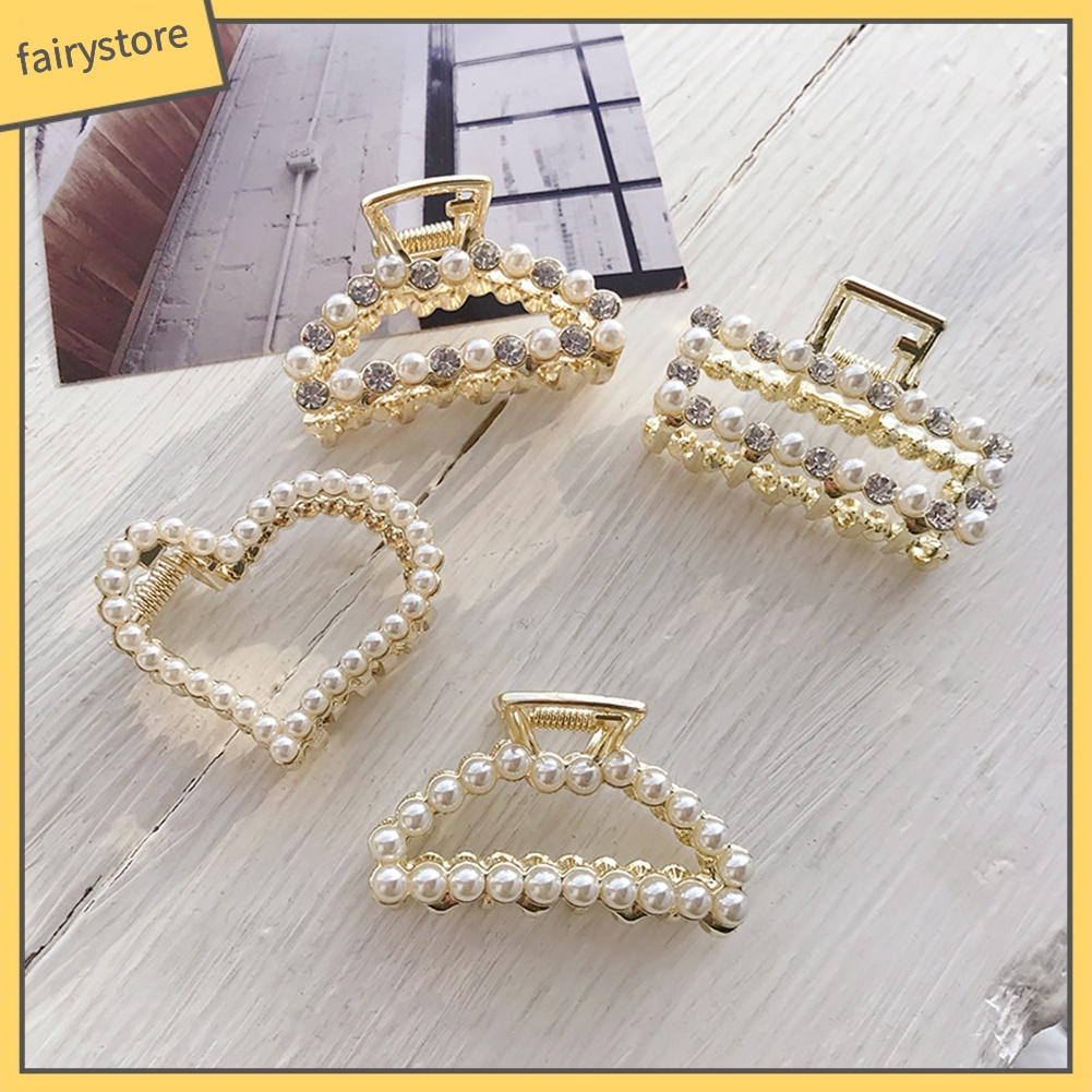 Kẹp TóC PhốI HạT NgọC Trai Giả ThờI Trang Cho Nữ