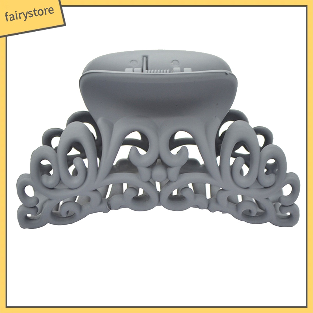 Kẹp Tóc Càng Cua Rỗng Bằng Nhựa Resin Màu Sắc Ngọt Ngào Cho Nữ