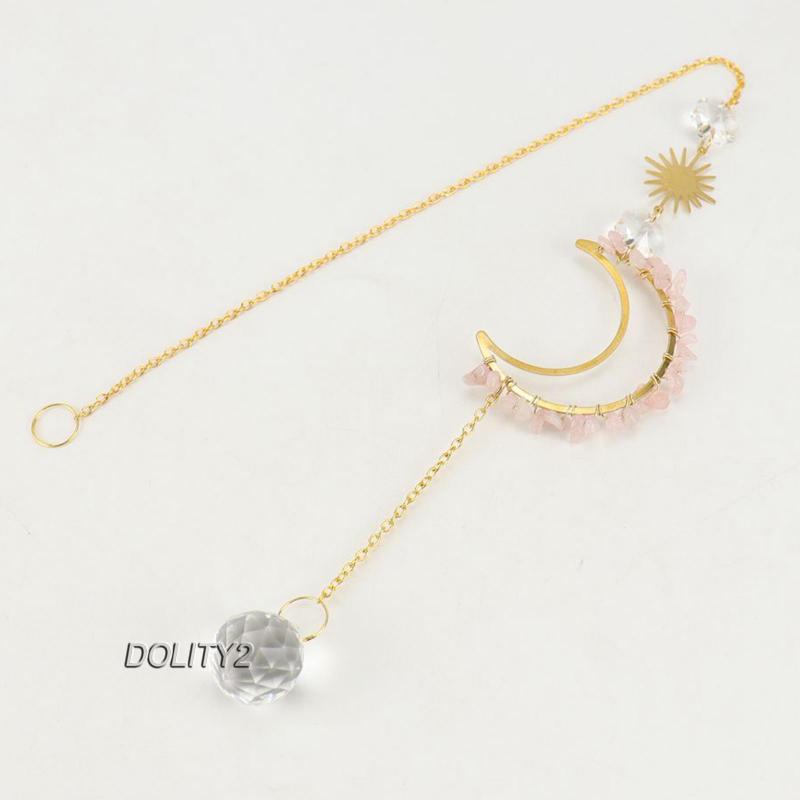 [Dolity2] Mặt Dây Chuyền Hiệu Ứng Cầu Vồng Trang Trí Phòng Khách Ban Công