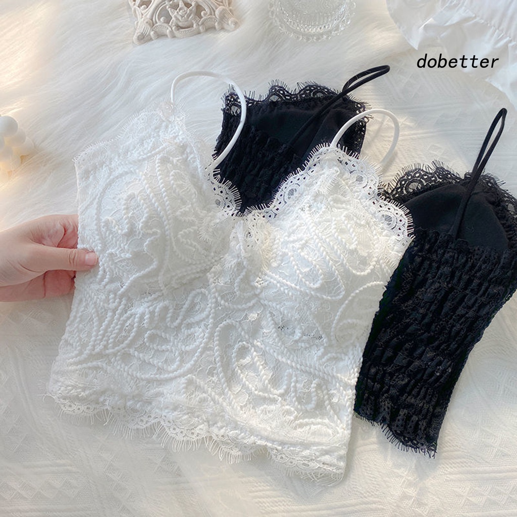 Áo Lót Crop Top Hai Dây Cổ Chữ V Màu Sắc Đơn Giản Cho Nữ