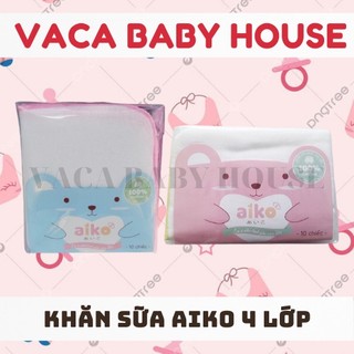 Khăn sữa nhật cao cấp 4 lớp aiko