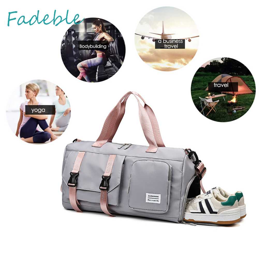 Túi Đựng Đồ Tập Thể Thao Sức Chứa Lớn Chia Ngăn Khô / Ướt Tiện Dụng Cho Nam Và