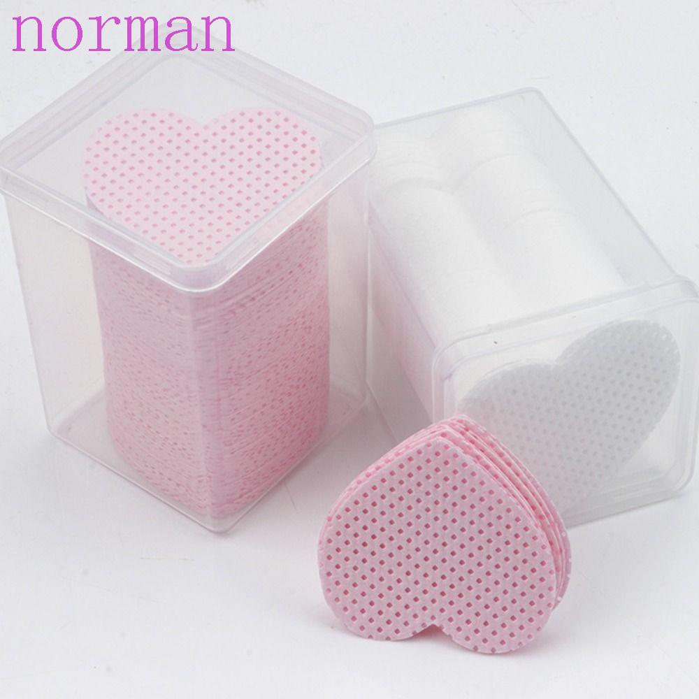 Norman Bông Cotton Tẩy Sơn Móng Tay Hình Trái Tim Dùng Một Lần