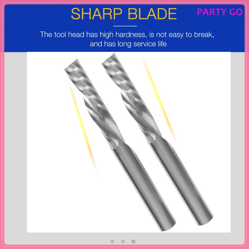 Mũi Phay Cắt CNC Bằng Thép Vonfram 6mm Chuyên Dụng