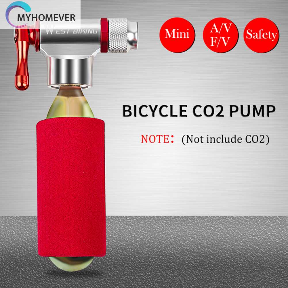 Ống Bơm Xe Đạp Mini Bằng Nhôm CO2 Tiện Dụng