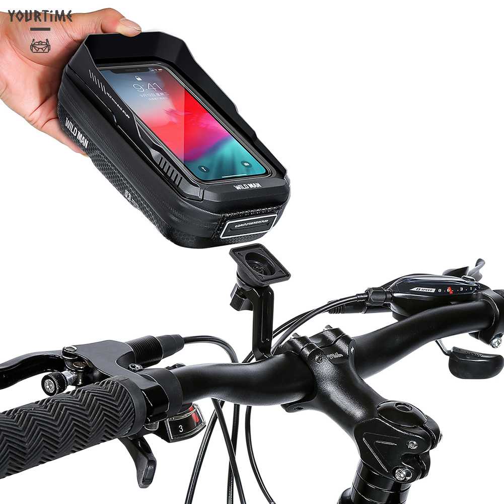 Túi Đựng Điện Thoại Gắn Tay Lái Xe Đạp Bằng EVA Cứng Chống Thấm Nước