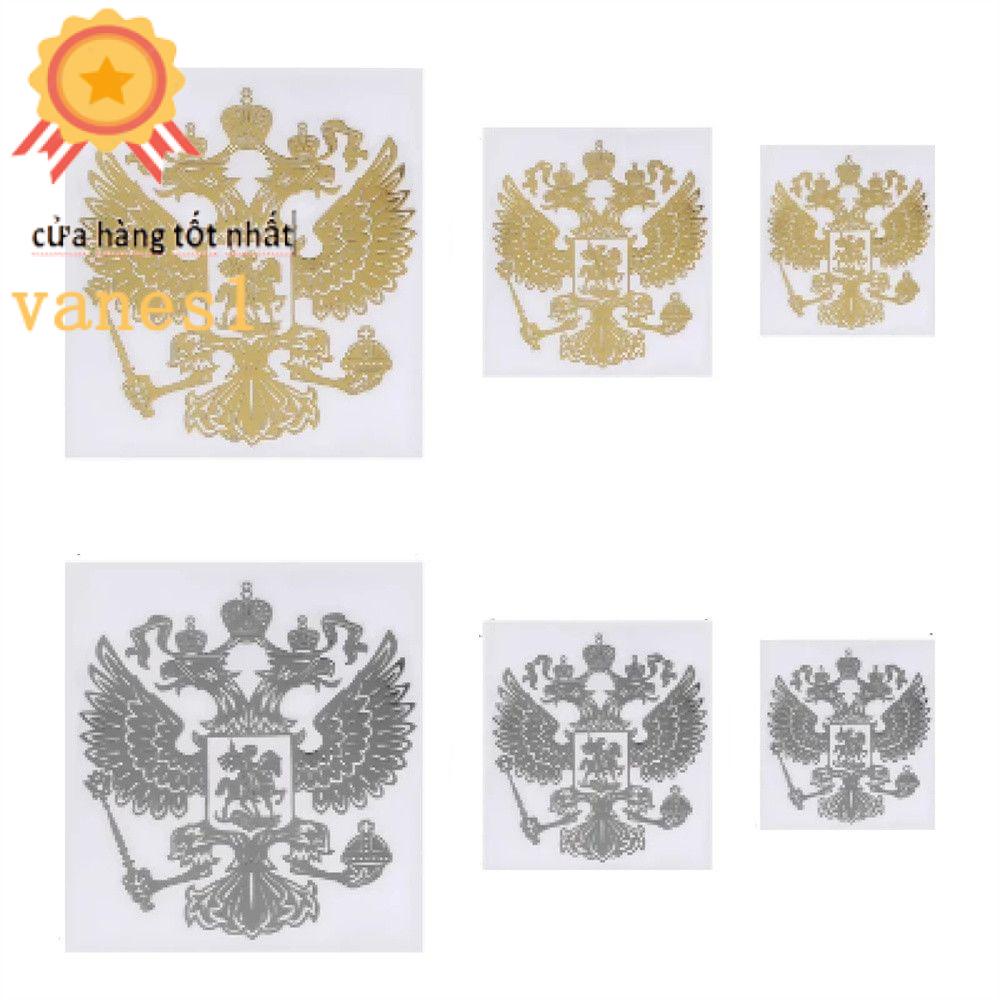 Sticker Dán Trang Trí Xe Hơi VANES1 VANES1|Miếng Dán Kim Loại Niken 3D Trang Trí Xe Hơi Laptop