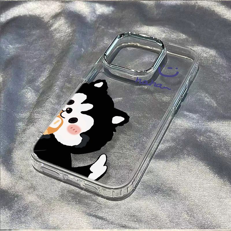 ✅Ốp Điện Thoại Dẻo Màu Đen In Hình Mèo Đơn Giản Chống Sốc Cho Iphone 7 8 Plus 13 Max 1114 Pro 12 Dae 7