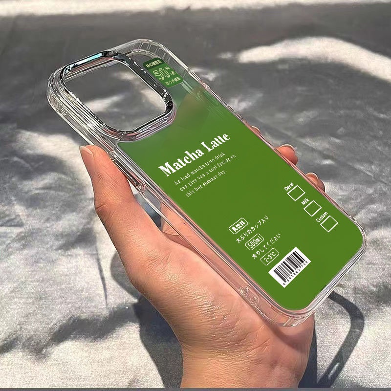 ✅Ốp Điện Thoại Mềm Chống Sốc Màu Matcha 8 ins Đơn Giản Cho Apple Iphone 12 13 7 Max 1114 Pro Plus Olympu 6