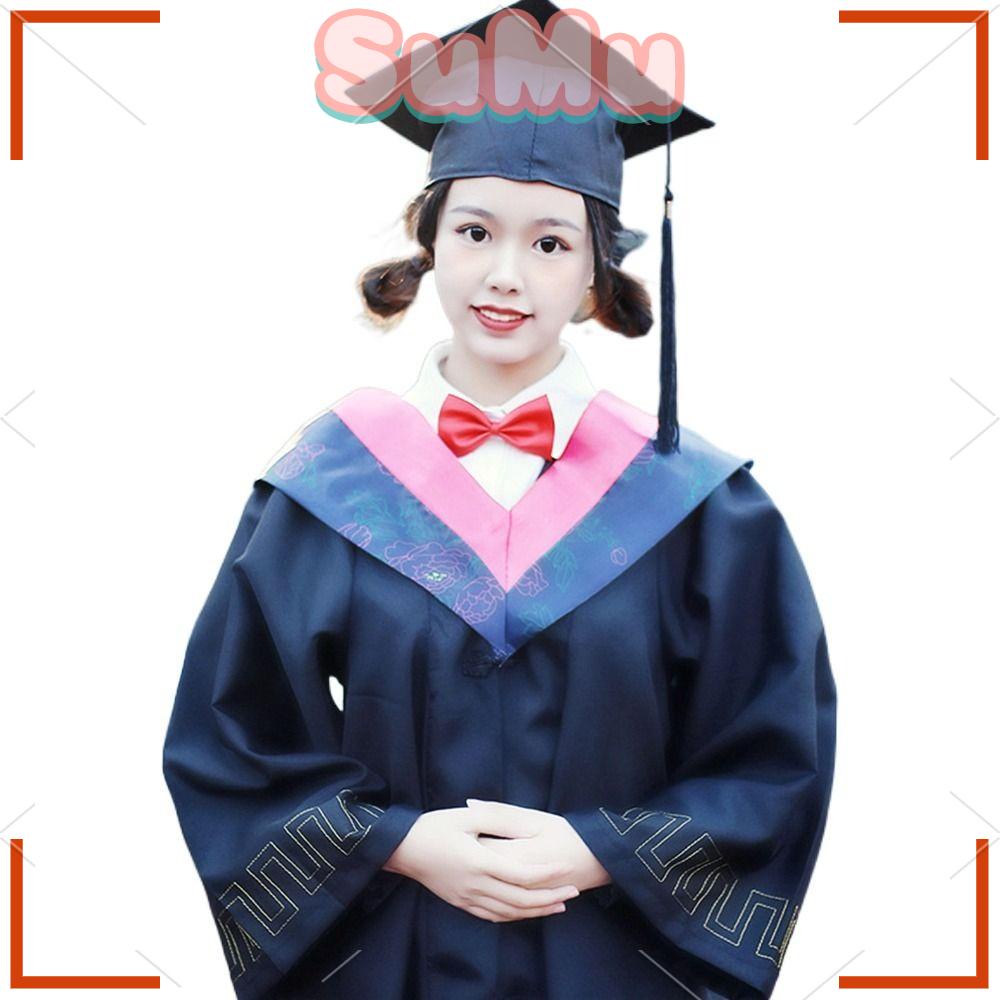 Sumu Bộ Áo Choàng Tốt Nghiệp Xoay Được Phối Tua Rua Lấp Lánh Có Thể Tháo Rời