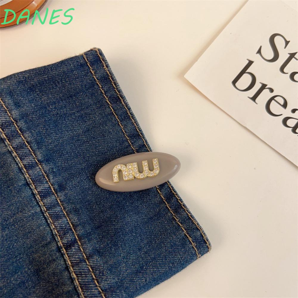 Kẹp Tóc Hình Elip Dễ Thương Đa Năng|Kẹp Tóc Mái Bên Thiết Kế Thời Trang Y2k Cho Nữ