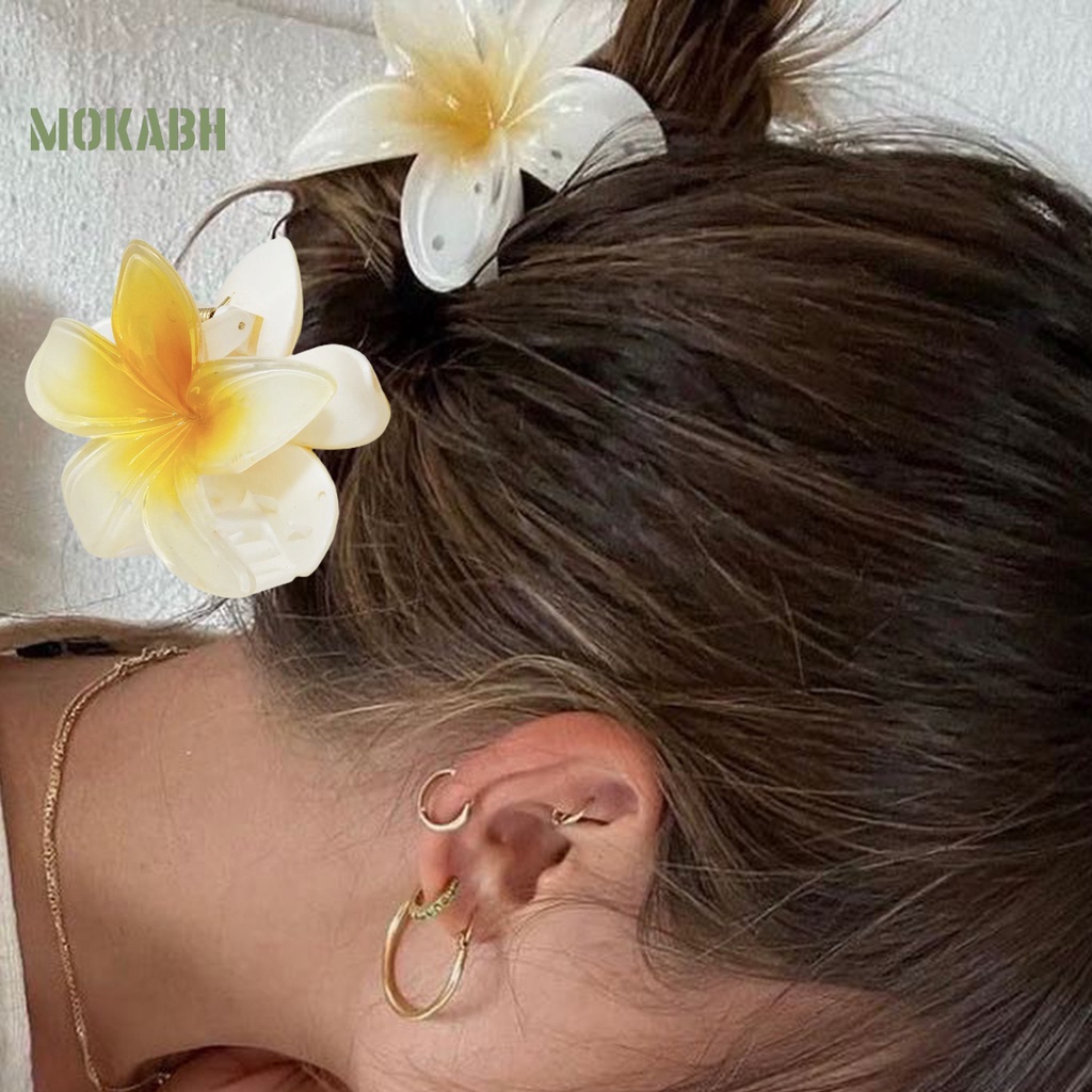 Kẹp Tóc Hình Hoa Màu Gradient Chống Trượt Thời Trang Cho Nữ