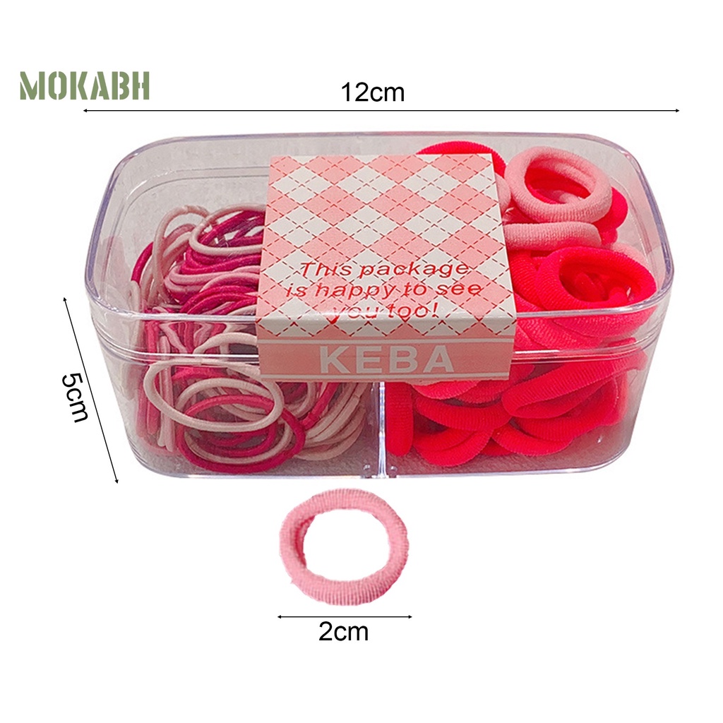 1 Bộ Dây Buộc Tóc Mềm Co Giãn Cao Chống Rơi Nhiều Kiểu Dáng Đơn Giản