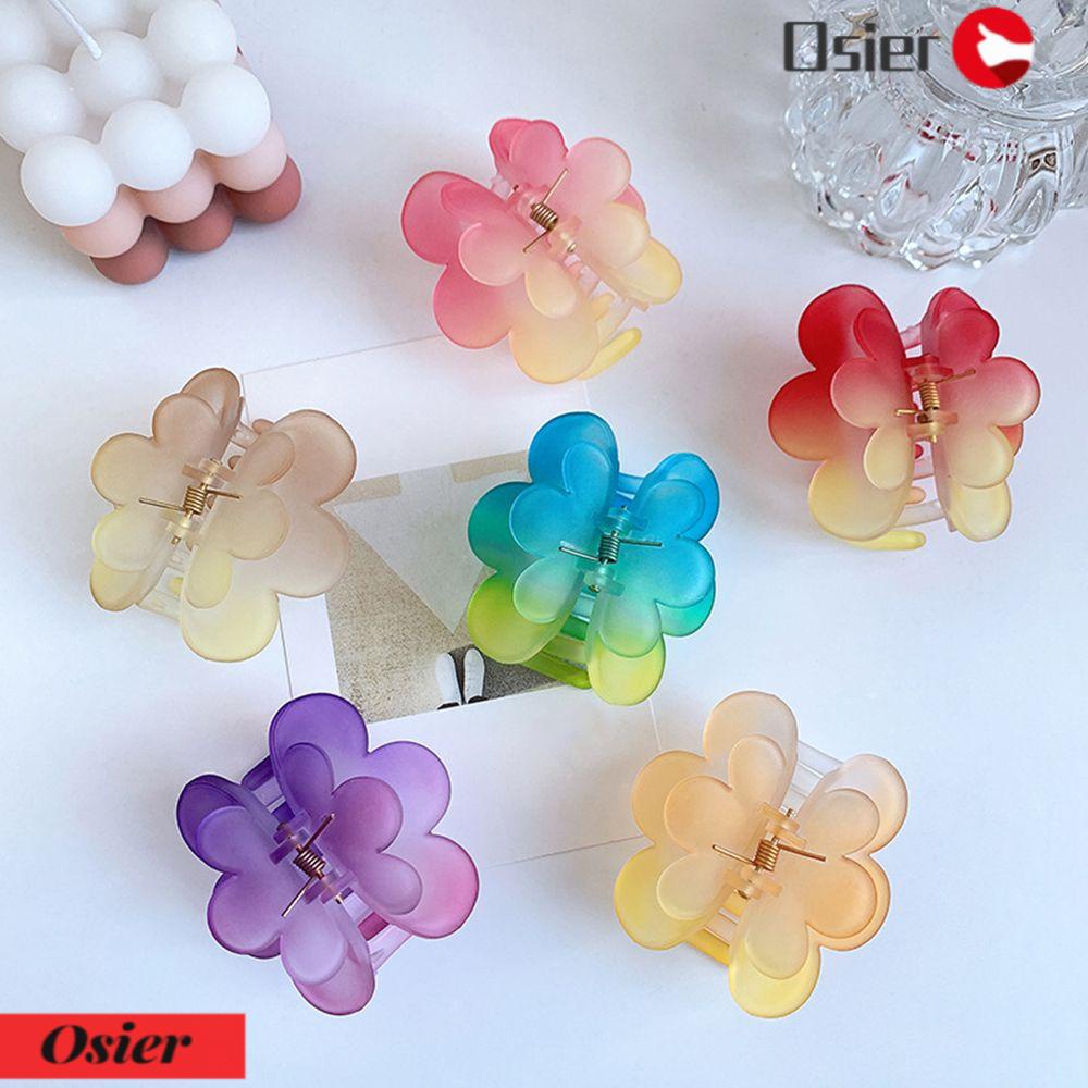 Kẹp Tóc Càng Cua Bằng Acrylic Màu Sắc Ngọt Ngào Thời Trang 1 #