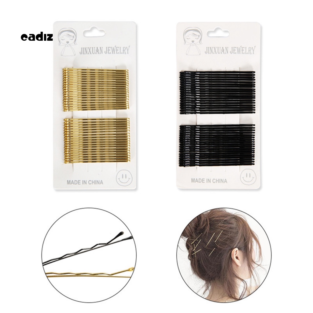 Set 36 Kẹp Tóc Bằng Thép Màu Trơn Thời Trang Dành Cho Nữ