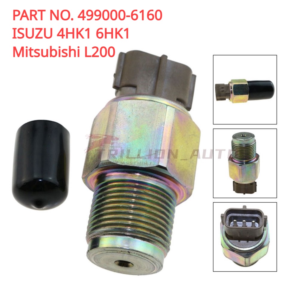 Cảm Biến Áp Suất Nhiên Liệu Cao Cấp Cho Isuzu 4HK1 6HK1 Mitsubishi L200 Pickup 2.5 D TD 499000-6160 6160