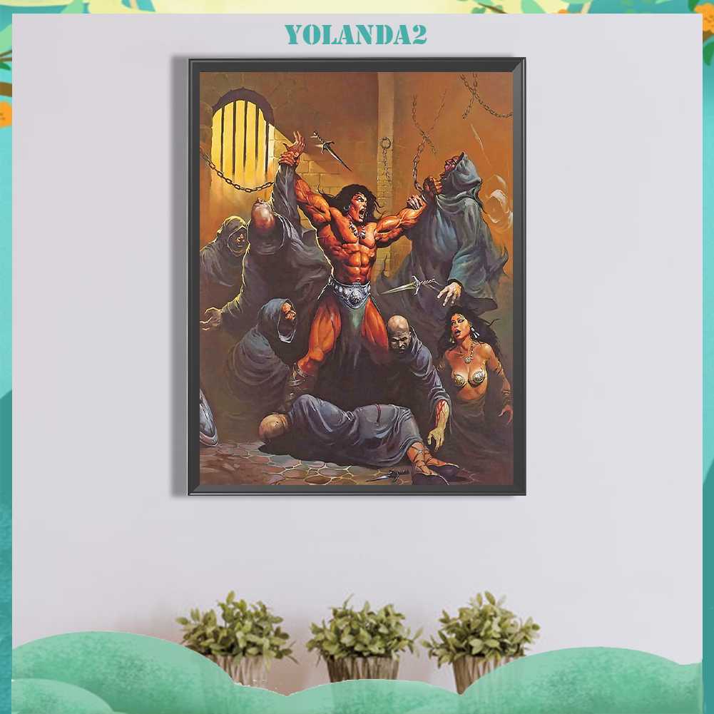 Bộ Tranh Đính Đá 5D Toàn Diện Họa Tiết Rebellion Độc Đáo DIY Dùng Trang Trí Nhà Cửa