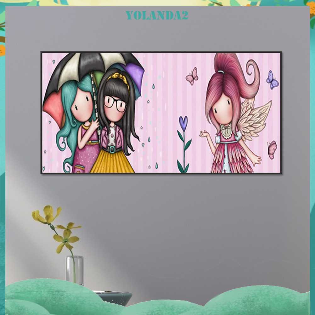 Tranh Đính Đá Kim Cương Toàn Bộ 5D DIY Hình Búp Bê