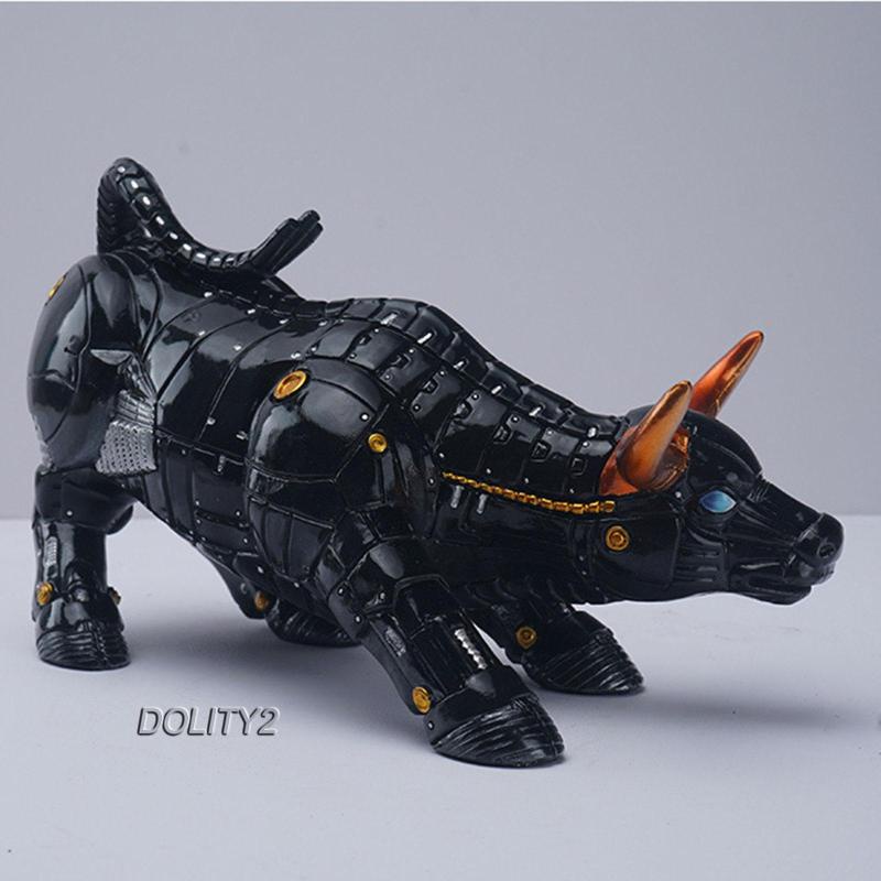 [Dolity2] Tượng Bò Cơ Khí Steampunk Thủ Công Để Bàn Trang Trí