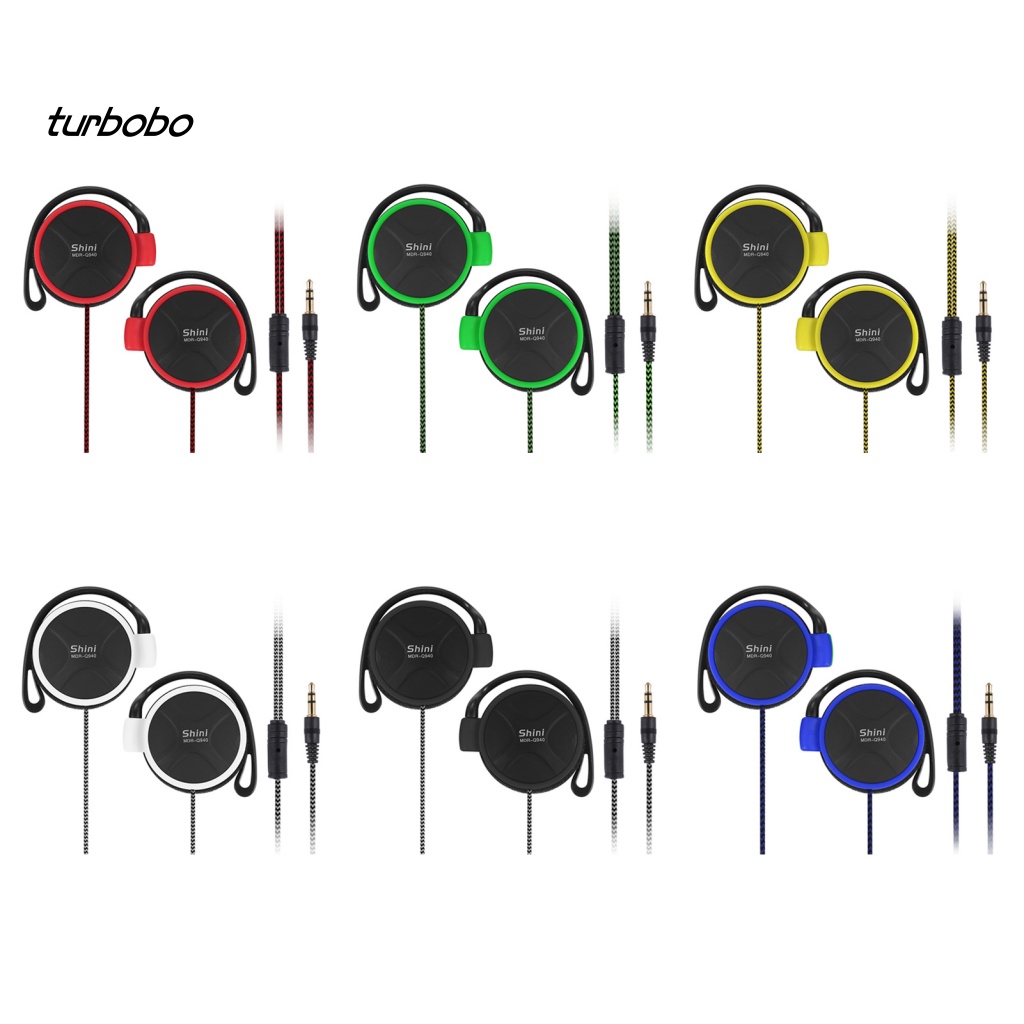 Tai Nghe Thể Thao turbobo Có Dây Độ Trung Thực Cao Loại Bỏ Tiếng Ồn 3.5mm