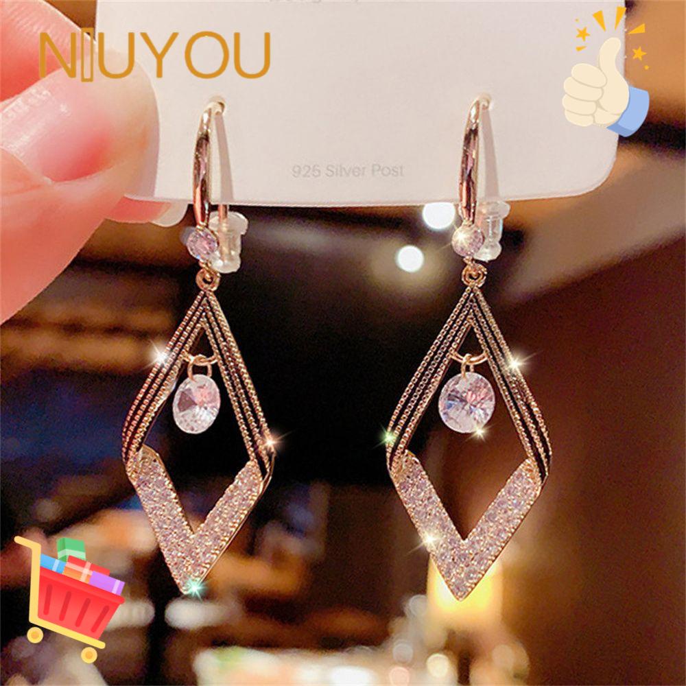 Bông Tai Dáng Dài Cỡ Lớn Thời Trang Sang Trọng Cho Nữ