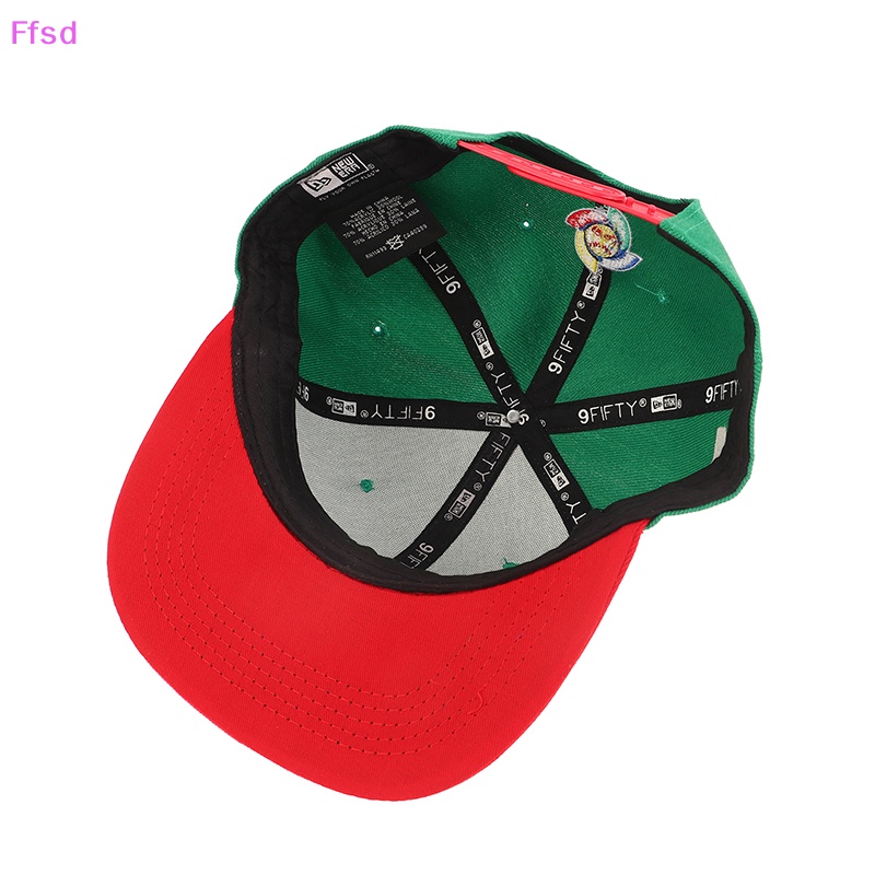 {Ffsd} Mũ Lưỡi Trai Vành Phẳng Bảo Vệ Toàn Diện Màu Đỏ / Đen Phong Cách Hip Hop Cho Nam * Bán Chạy