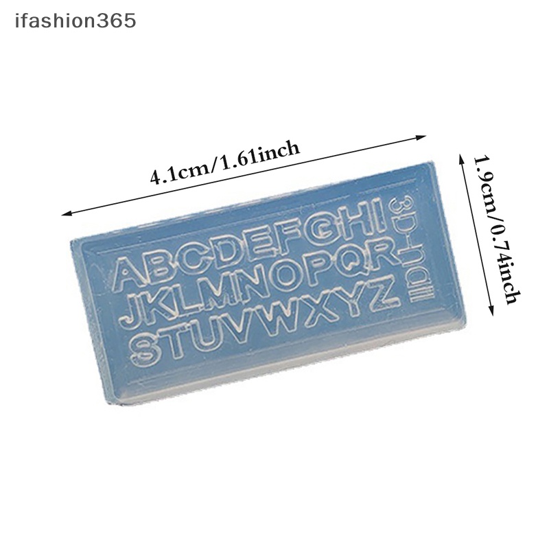 1 Khuôn Silicon Tạo Hình Chữ Cái 3D Trang Trí Móng Tay DIY Thời Trang ifashion365