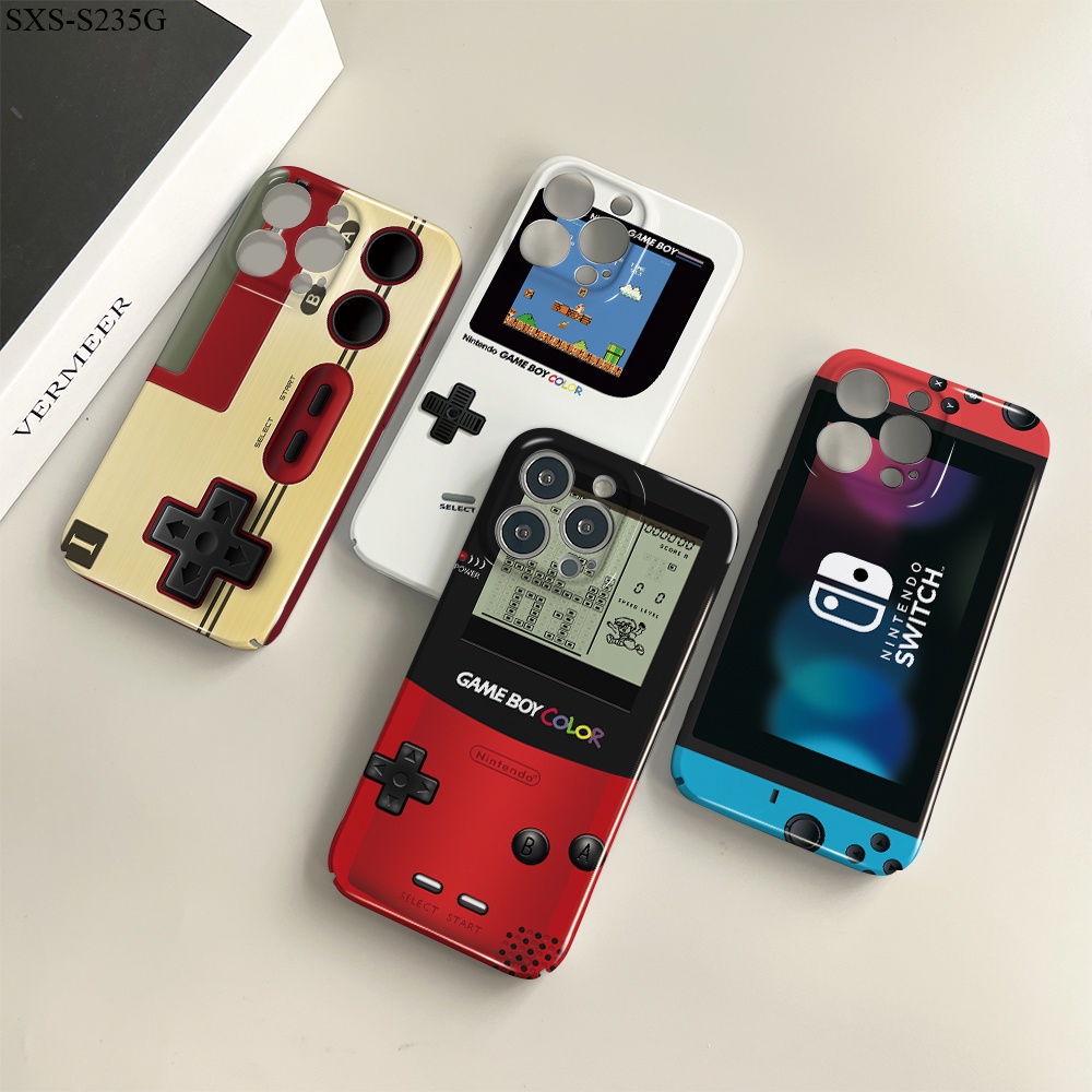 Ốp điện thoại cứng hình máy chơi game cho Samsung Galaxy S23 S22 S21 S20 Plus Ultra FE S21+ S22+ S23+ 5G