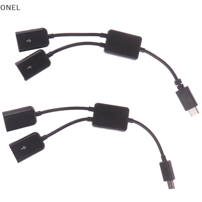 Bộ Chia Cổng Micro usb / type c Sang 2 Cổng otg