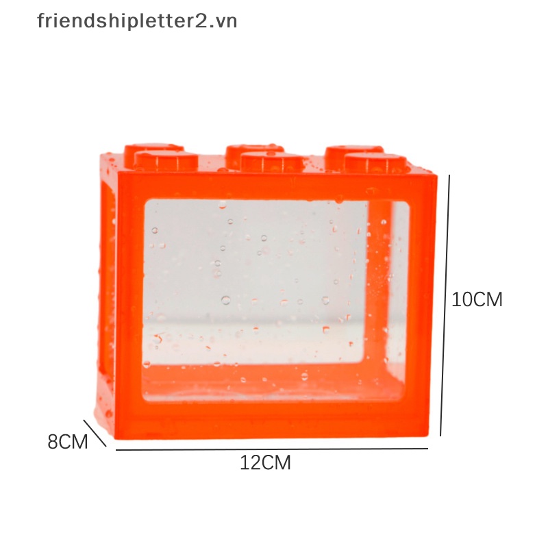 [Mới] Bể Cá Mini Bằng Acrylic Trong Suốt Nhiều Màu Sắc Mới Lạ
