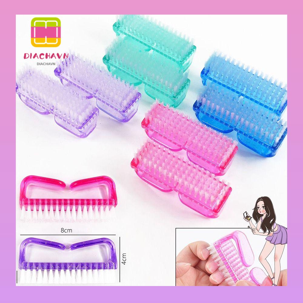 Set 4 Cọ Phủi Bụi Móng Tay Bằng Nhựa Chuyên Nghiệp Dễ Sử Dụng