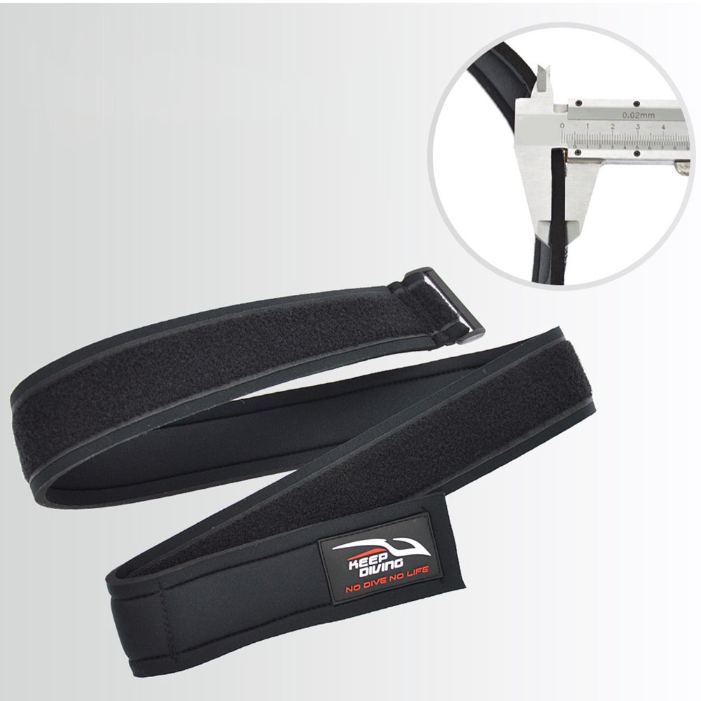 Dây Đai Tập Thể Thao Bằng Cao Su Neoprene Màu Đen Nhẹ Co Giãn Thoải