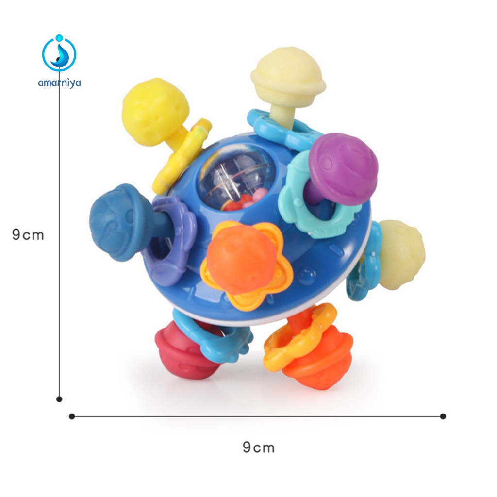 Đồ Chơi Bóng Lục Lạc Manhattan Bề Mặt Mịn Phát Triển Âm Thanh Ảo Thuật Cho Trẻ Mẫu Giáo