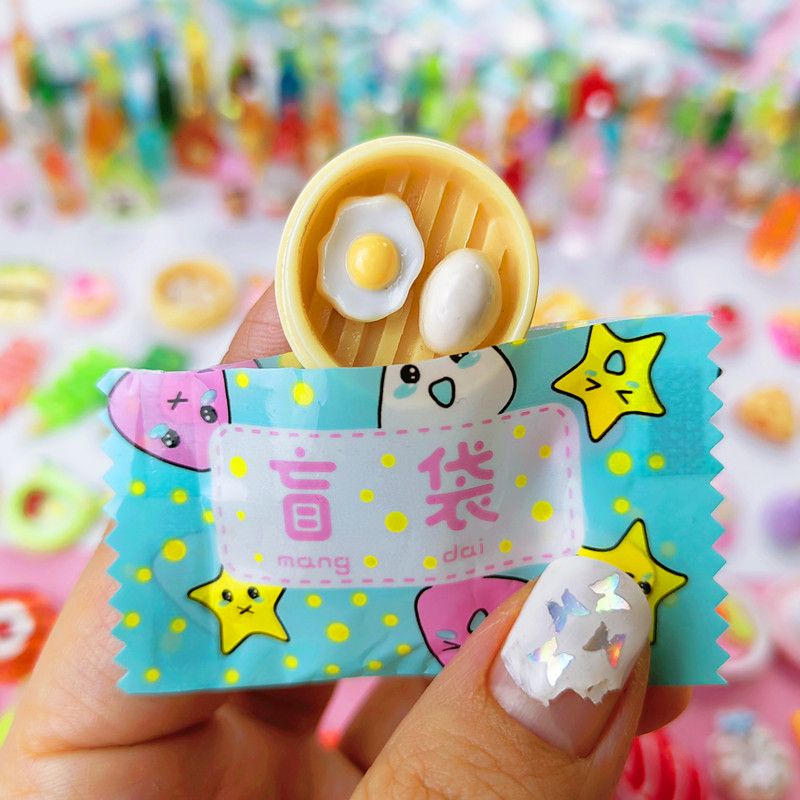 Đồ Chơi Mô Hình Bánh Quy / Thức Ăn Mini Bằng Nhựa Độc Đáo Cho Bé diy