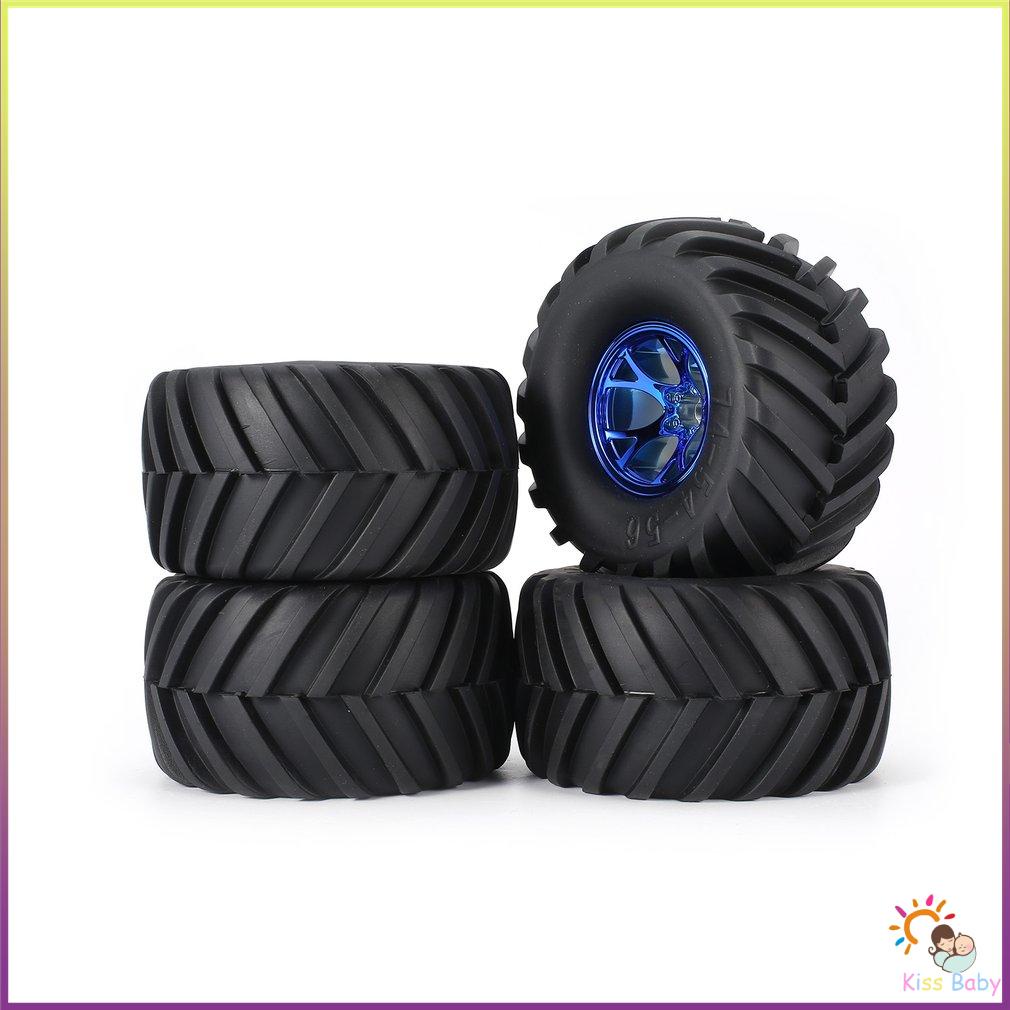 Austar 4-3003 130Mm Vành Cao Su Lốp Bánh Xe Nhựa Trung Tâm Cho 1/10 Rc Chân To Mẫu HSP HPI Beadlock Phụ Tùng [H/6]