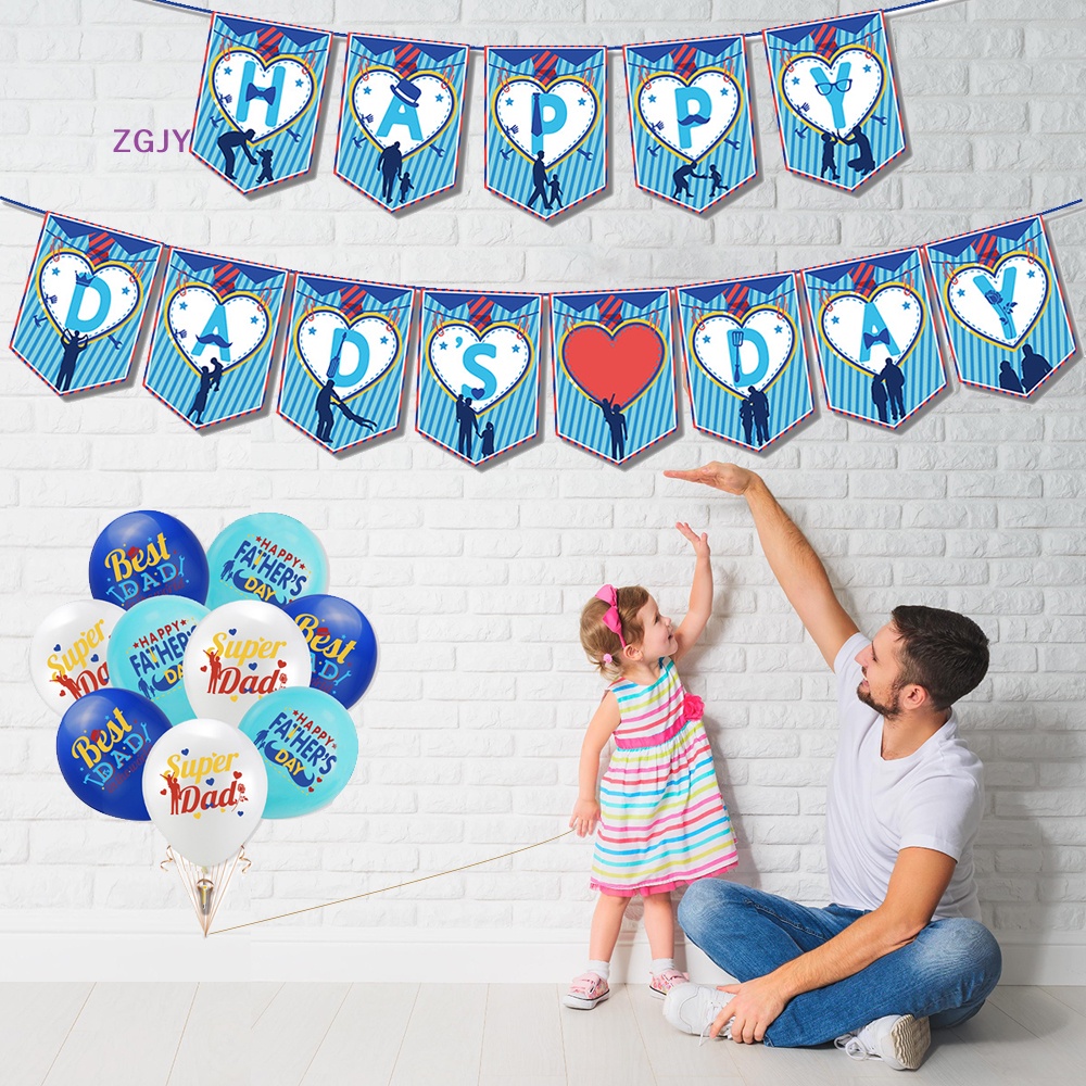 Set 37 Phụ Kiện Trang Trí Bánh Kem Ngày Của Cha Mới