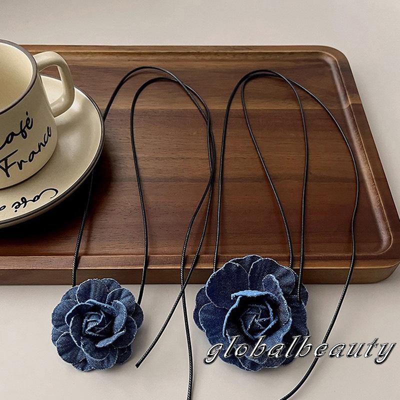 Vòng Cổ Choker Thiết Kế Nhẹ Họa Tiết Hoa Thời Trang Cho Nữ