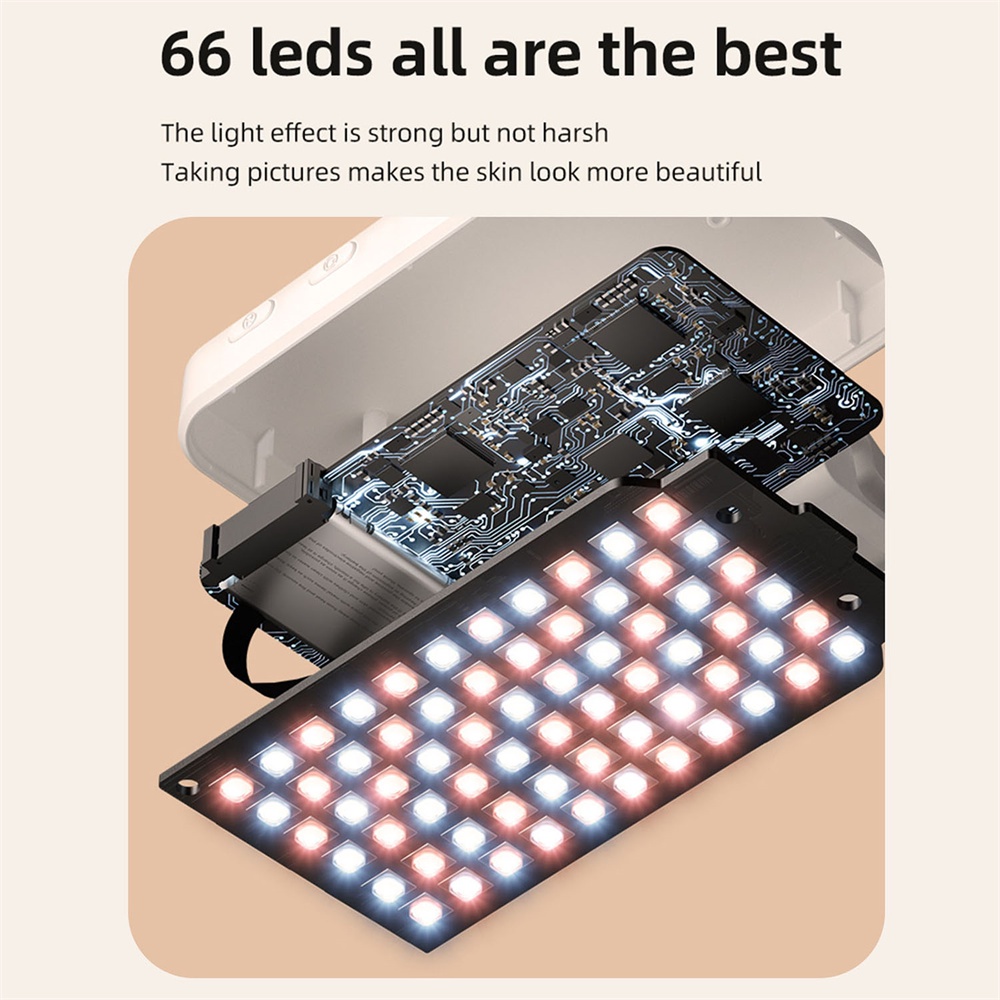 Đèn Led Cầm Tay Hỗ Trợ Quay Video Cho Điện Thoại Di Động / Máy Tính