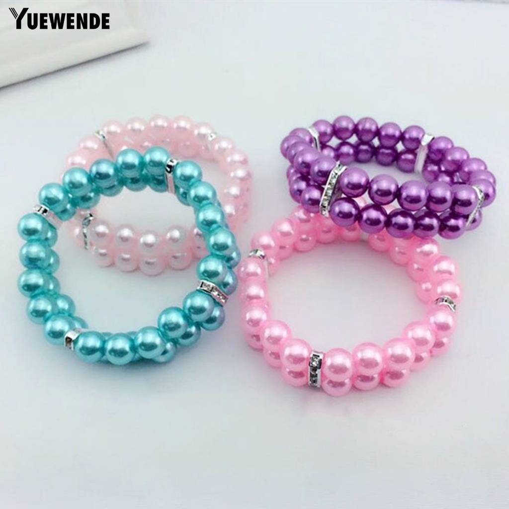 Vòng Cổ YQ.E Co Giãn Tốt 4 Màu Đính Ngọc Trai Giả Cỡ Vừa / Vừa / Mèo Độc Đáo Trang Trí Ngoài Trời