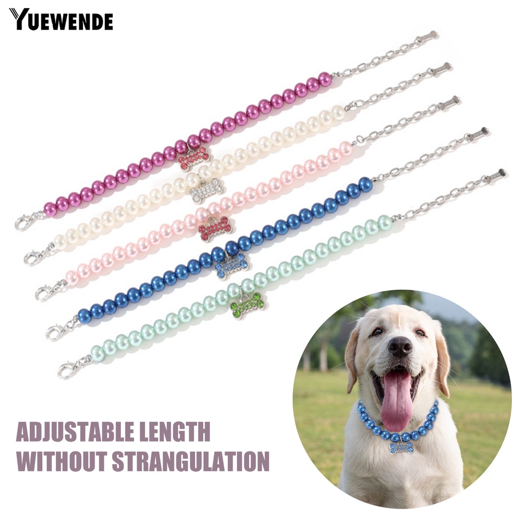 Vòng Cổ Ngọc Trai Bằng Nhựa Thân Thiện Với Môi Trường Cho Cún Cưng