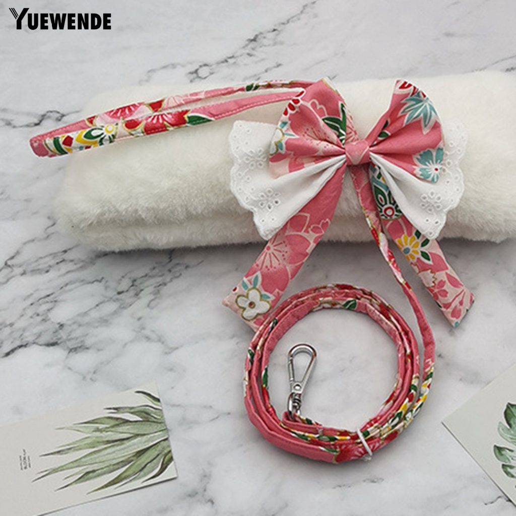 1 Bộ Dây Dắt Thú Cưng Đi Dạo Bằng Cotton Chống Mòn Cỡ Lớn Tiện Dụng